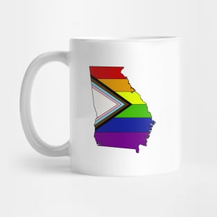 Progress pride flag - Georgia Mug